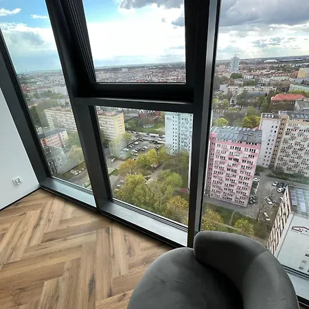 דירה Hanza Tower 19 Floor 2 Panorama שצ'צ'ין