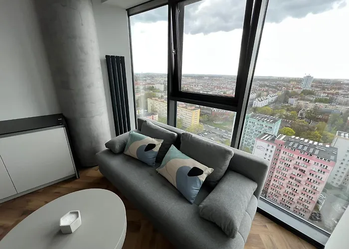 דירה Hanza Tower 19 Floor 2 Panorama